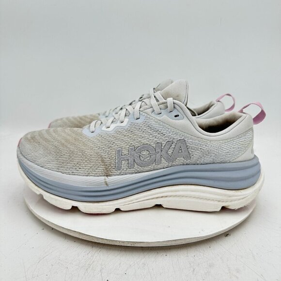 Hoka One One Shoes - Hoka One One Gaviota 5 WIDE Women Size 11D 1134270 SCP Sea Blue Pink Shoes